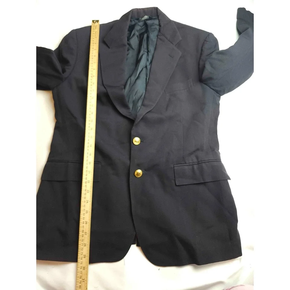 Vintage 80s 90s Polo Ralph Lauren Sport Coat Mens 40R Wool Single Breasted USA